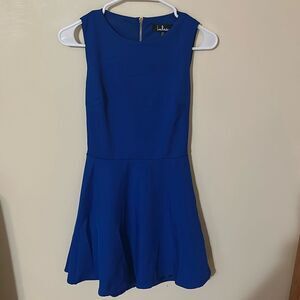 LULUS Royal Blue Mini open back Dress
